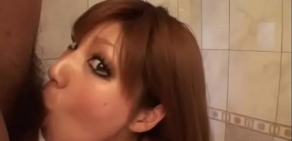  Strong cock sucking moments along sexy Mariko